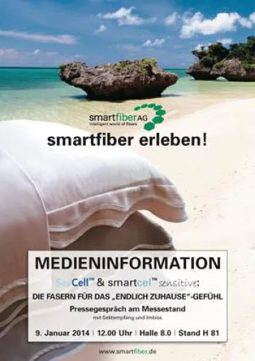SeaCell™ & smartcel™ sensitive: Wohlfühl-Fasern für das „Endlich Zuhause"-Gefühl – ideal für Heimtextilien Bild: SeaCell™ & smartcel™ sensitive: Wohlfühl-Fasern für das „Endlich Zuhause"-Gefühl – ideal für Heimtextilien