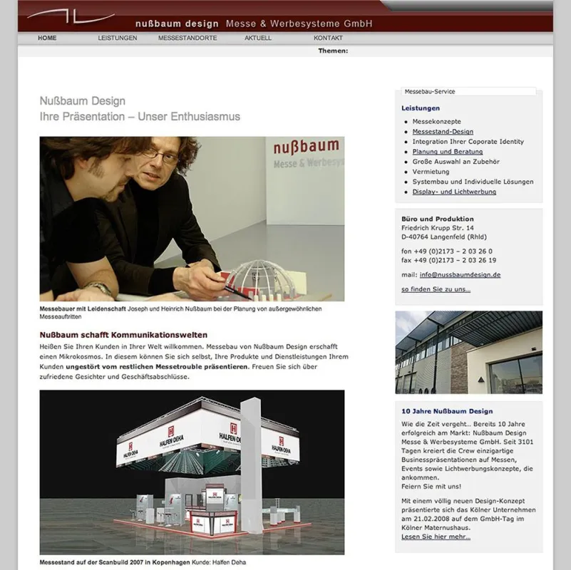 www.nussbaum-messebau.de - Messebau Enthusiasten