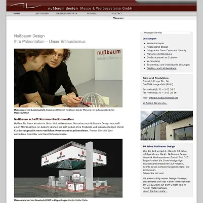 Bild: web media consult relauncht nussbaum-messebau.de