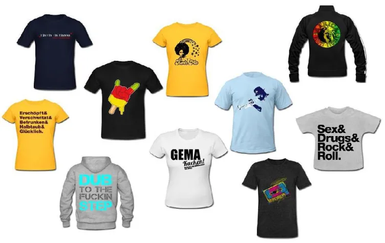 Bild: Die Top Ten Musik Shirts für den Festivalsommer 2012