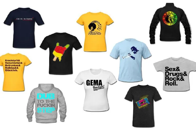 Bild: Die Top Ten Musik Shirts für den Festivalsommer 2012