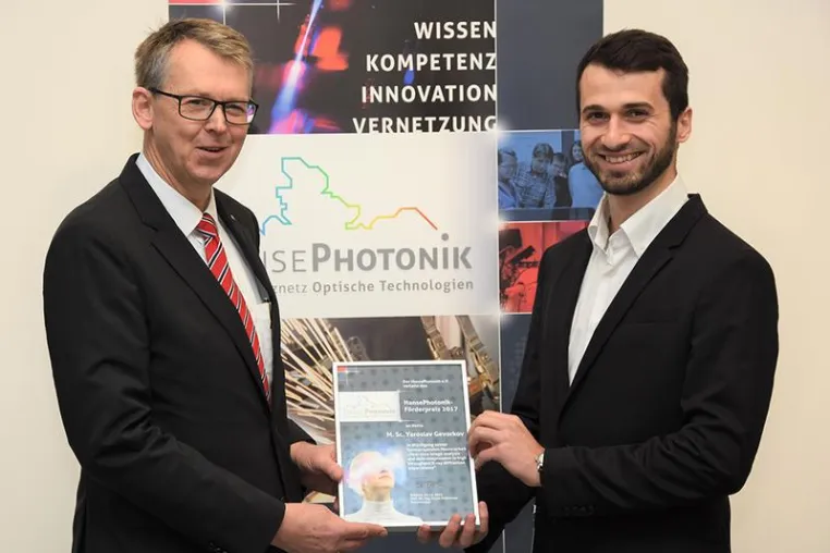 HansePhotonik-Förderpreis Optische Technologien 2017 verliehen Bild: HansePhotonik-Förderpreis Optische Technologien 2017 verliehen