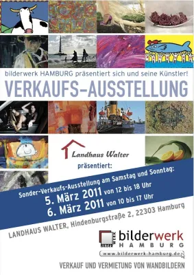 Bild: Bilderpräsentation der bilderwerks Hamburg am 05.+06.März im Landhaus Walter