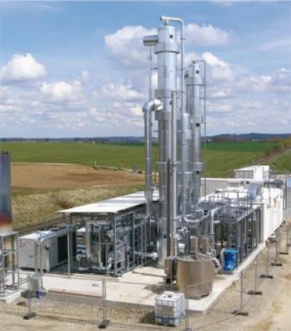 Bild: Zwei neue HAASE BiogasVerstärker im ersten Quartal 2012 erfolgreich in Betrieb gegangen