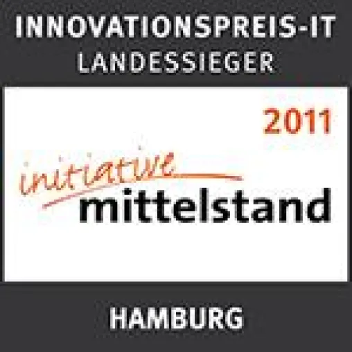 Auszeichnung mit dem INNOVATIONSPREIS-IT 2011 für Hamburg Bild: Auszeichnung mit dem INNOVATIONSPREIS-IT 2011 für Hamburg