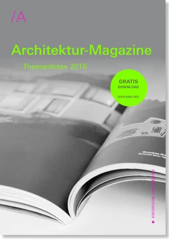Bild: Architektur-Projekte erfolgreich publizieren