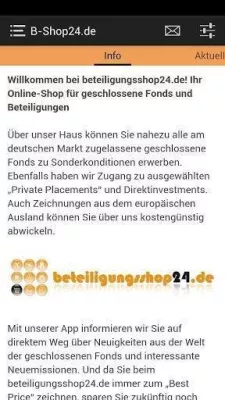 Bild: Erste App für geschlossene Fonds und Neuemissionen