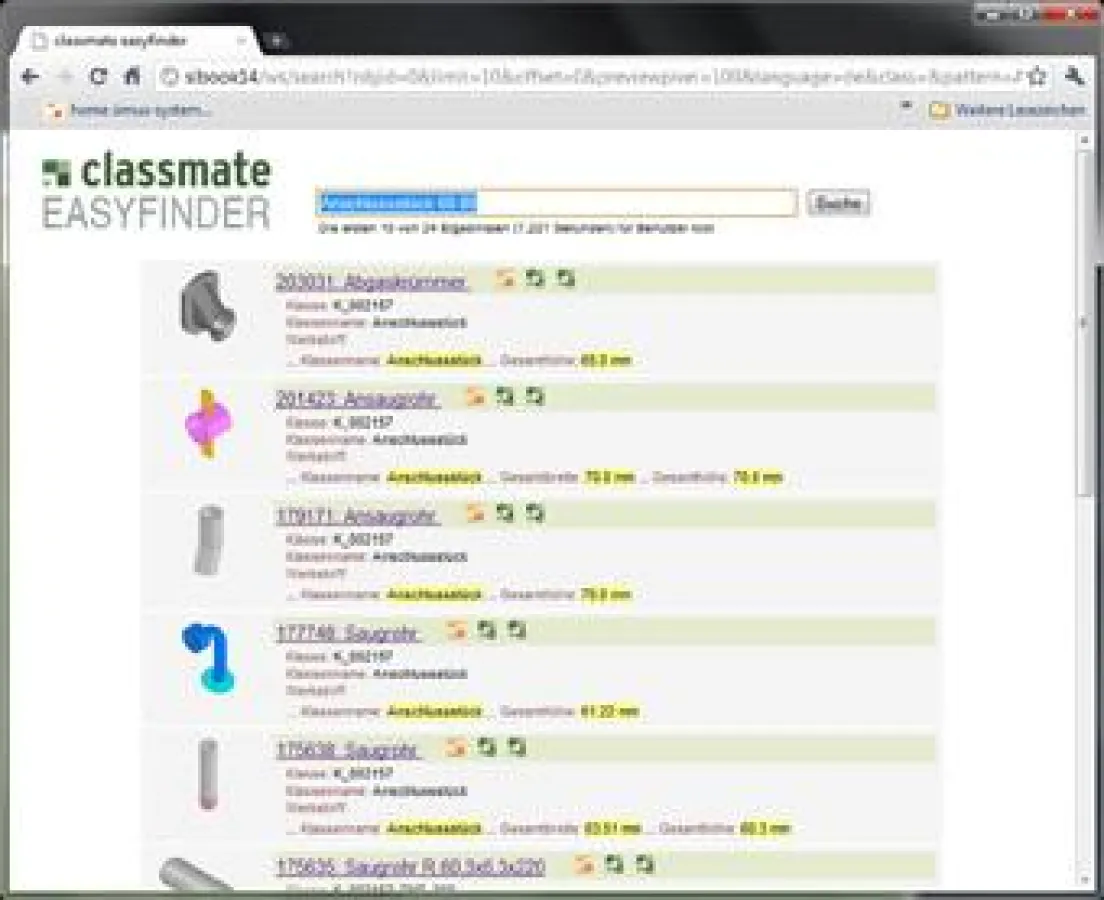simus classmate mit mehr Suchoptionen – wie der Browser-Suchmaschine classmate easyfinder
