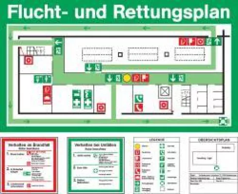 Bild: Flucht- und Rettungspläne regelmäßig auf Aktualität prüfen lassen