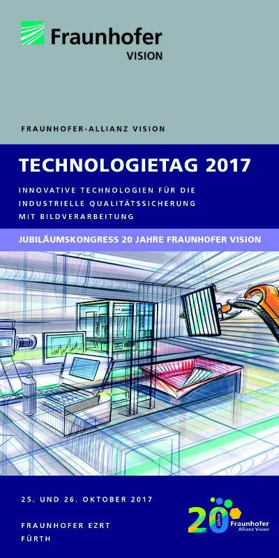 Flyer 20 Jahre Fraunhofer Vision Jubiläumskongress (Fraunhofer Vision, Heyko Stöber)