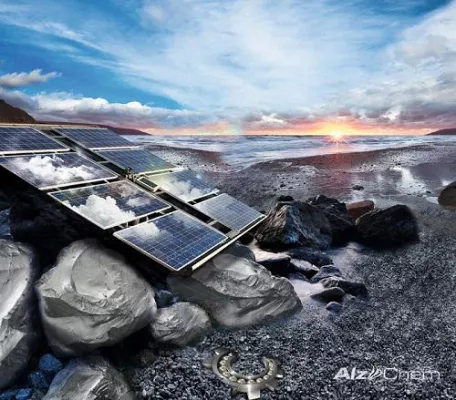 Bild: AlzChem Siliziumnitrid für die Solarindustrie