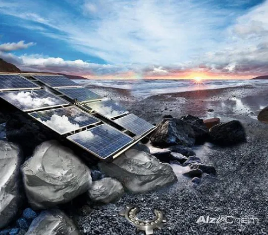 Bild: AlzChem Siliziumnitrid für die Solarindustrie