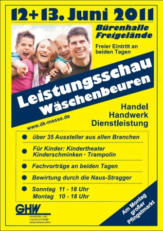 Leistungsschau Wäschenbeuren 12. + 13.Juni 2011 Bild: Leistungsschau Wäschenbeuren 12. + 13.Juni 2011