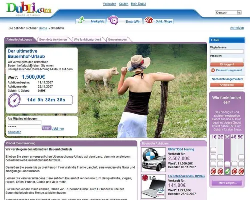 Bild: Auktionsportal DubLi versteigert Luxus-Urlaub auf dem Bauernhof samt fesche Mädels