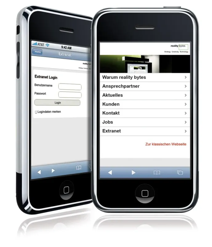 reality bytes launcht optimierte iPhone-Website