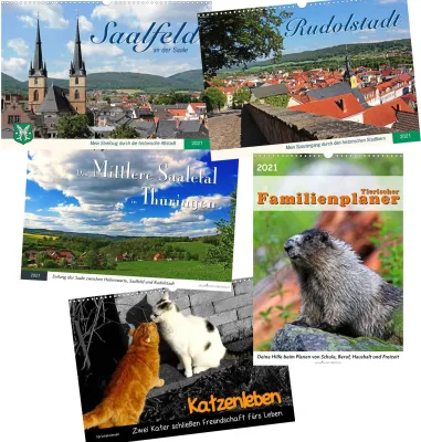 Bild: Thüringer Regionalkalender 2021 – 3x das grüne Herz Deutschlands hautnah erleben