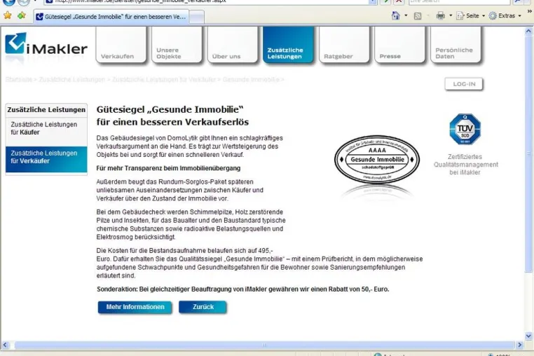 Bild: DomoLytik kooperiert mit iMakler - Für mehr Transparenz beim Hauskauf