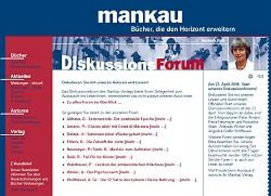 Bild: Mankau Verlag startet Internet-Diskussionsforum - „Diskutieren Sie mit unseren Lesern und Autoren“