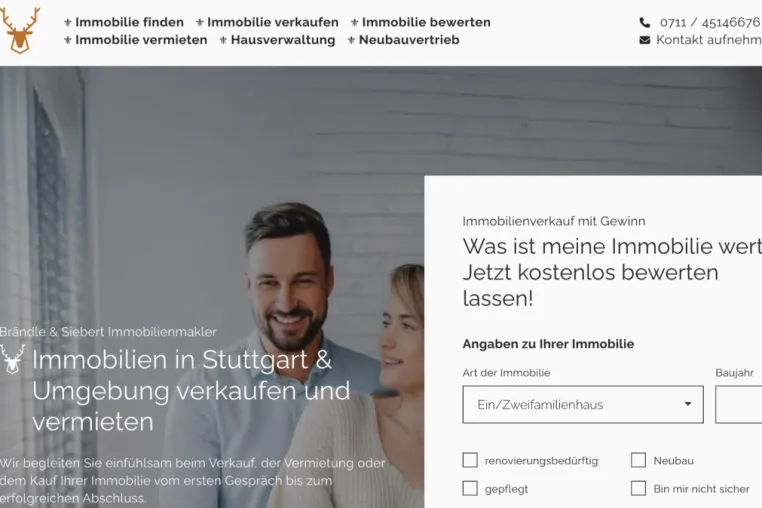 Bild: Immobilienmakler Stuttgart & Filderebene - Brändle & Siebert Immobilien GmbH