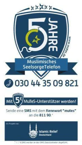 Bild: Muslimisches SeelsorgeTelefon (MuTeS) feiert 5. Geburtstag und erzählt seine außergewöhnliche Geschichte