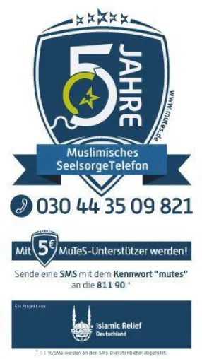 Bild: Muslimisches SeelsorgeTelefon (MuTeS) feiert 5. Geburtstag und erzählt seine außergewöhnliche Geschichte