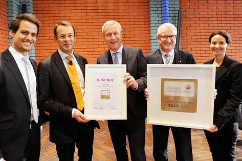 Bild: „Gesundes Unternehmen“: Gold für Infraserv Höchst