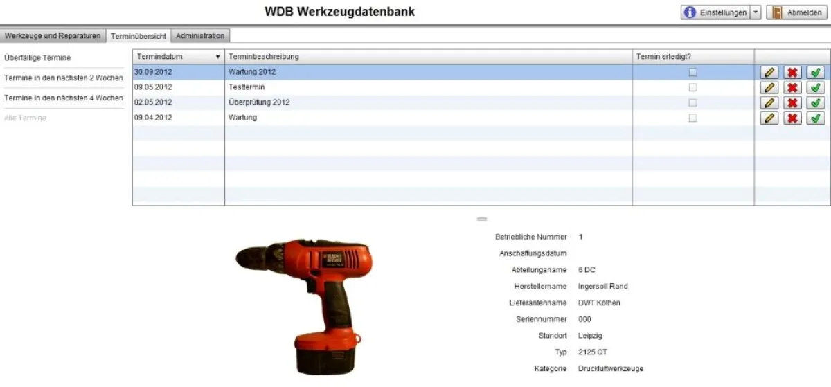 Werkzeugverwaltung leicht gemacht!
