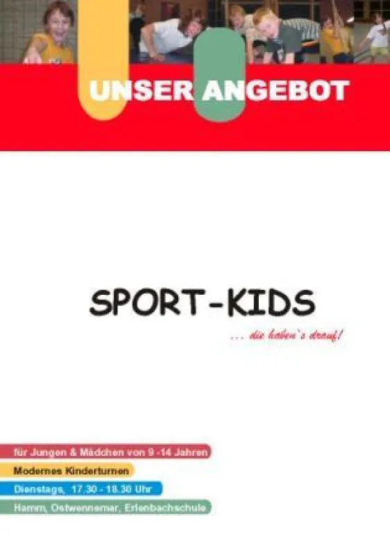 Modernes Kinderturnangebot des VfL Mark in Hamm