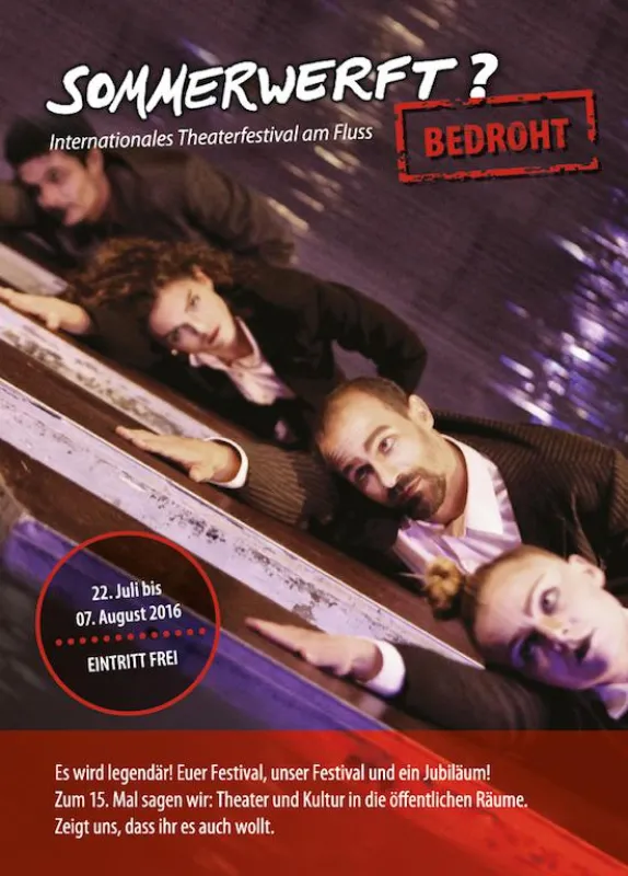 Erster Festival-Flyer 2016 - Foto aus dem Stück