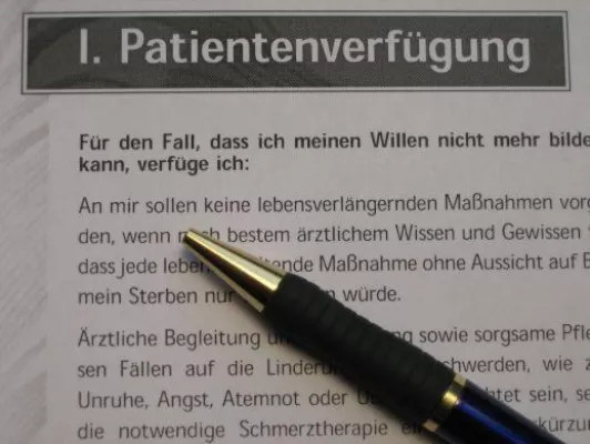 Bild: Podiumsdiskussion von CDL und CDU in Koblenz zum Thema Patientenverfügung und Vorsorgevollmacht