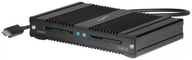 Bild: Jetzt mit Thunderbolt 3: Der SF3 CFast 2.0 Pro Kartenleser von Sonnet