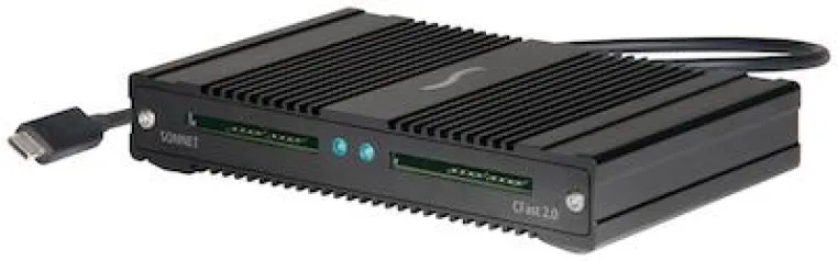 Jetzt mit Thunderbolt 3: Der SF3 CFast 2.0 Pro Kartenleser von Sonnet Bild: Jetzt mit Thunderbolt 3: Der SF3 CFast 2.0 Pro Kartenleser von Sonnet