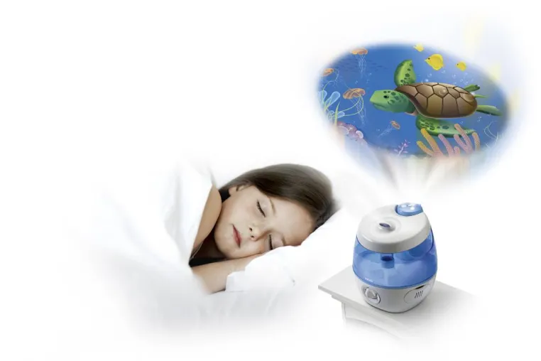 SweetDreams Ultraschall Luftbefeuchter von Wick®: wohltuender Schlaf für Kinder in der Erkältungszeit Bild: SweetDreams Ultraschall Luftbefeuchter von Wick®: wohltuender Schlaf für Kinder in der Erkältungszeit
