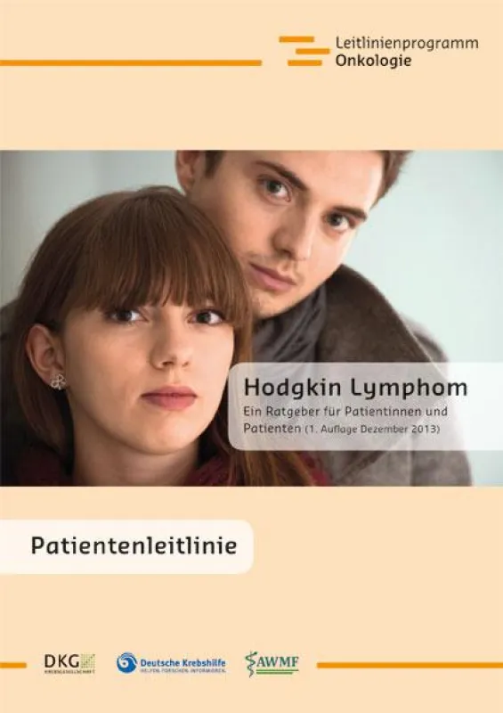 Cover Patientenleitlinie Hodgkin Lymphom