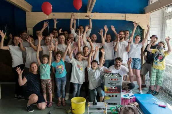 Bild: Der Solidarity-Day der Gropius Passagen im Familienzentrum Manna