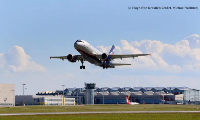 Bild: #beReadyForTakeoff am Flughafen Dresden