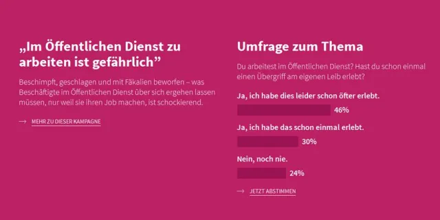 Bild: Schockierendes Umfrageergebnis: Hälfte der Beschäftigten schon mehrfach angegriffen