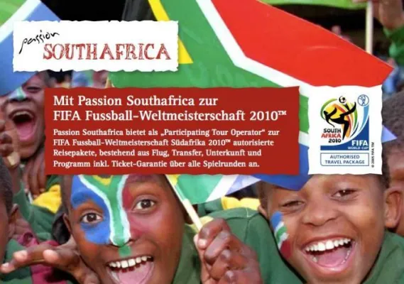 Bild: Der Startschuss ist gefallen– Mit Passion Southafrica zur FIFA Fussball-Weltmeisterschaft 2010™ nach Südafrika