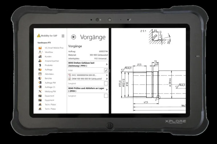 Hannover Messe 2015: Varelmann setzt auf Xplore Technologies Tablets Bild: Hannover Messe 2015: Varelmann setzt auf Xplore Technologies Tablets