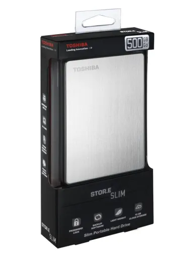 Bild: Toshiba bringt neue portable Festplatte der STOR.E-Slim-Reihe mit 1 TB auf den Markt