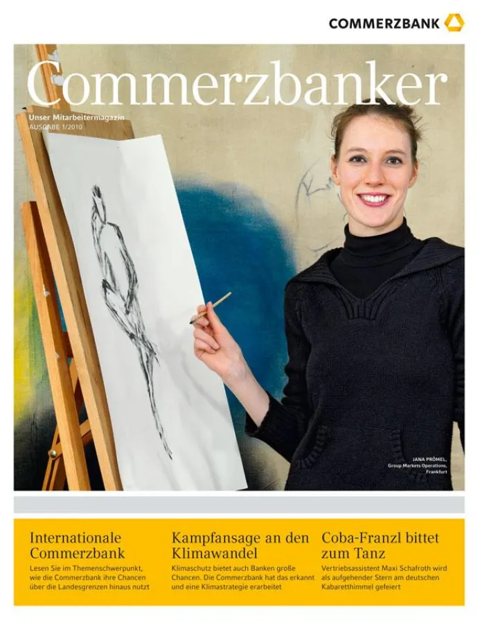 Das Mitarbeitermagazin der Commerzbank wurde beim 1. International Corporate Media Award mit Gold ausgezeichnet.