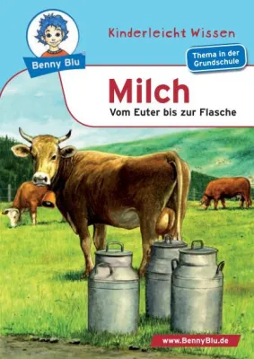 Bild: Zum Tag der Milch am 1. Juni: Benny Blu erkundet das weiße Lebensmittel