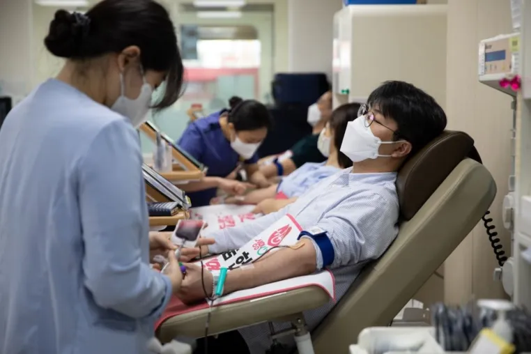 Bild: Shincheonji unterstützt mit über 18.000 Spendern einen großen Beitrag zur Blutversorgung