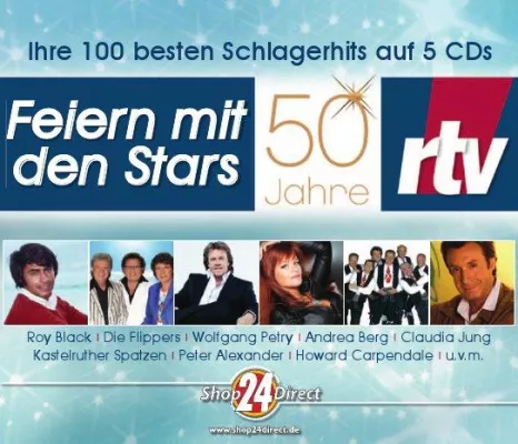 Bild: Feiern mit den Stars: exklusive Jubiläums-CD-Box von rtv