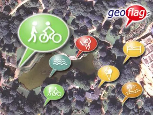 Bild: Pünktlich zum Sommer - Über 30.000 neue Lauf- und Radrouten sowie sehenswerte Fahrstrecken in der Geoflags-Welt