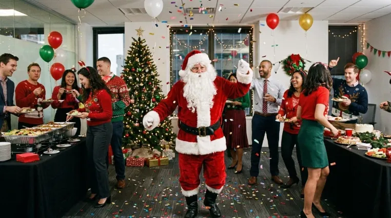 Bild: Warum immer mehr Firmen einen Weihnachtsmann buchen in Berlin