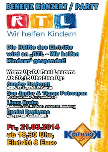 Bild: Benefiz der Extraklasse: Sandro Brehorst, Fanel Cornelius, Linus Bruhn & Co kommen nach Werl