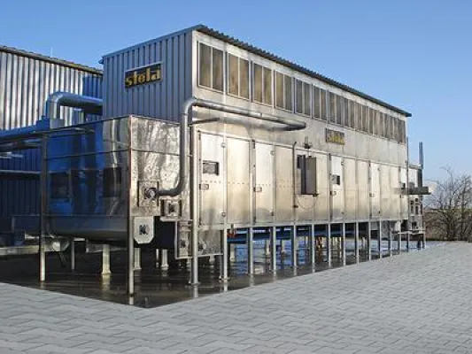 Bild: Bandtrockner für Sägespäne, Pellets, Hackschnitzel und andere Biomasse