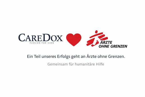 Bild: CareDox unterstützt Ärzte ohne Grenzen mit Spendeninitiative