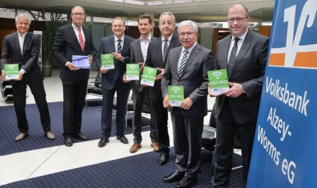 Bild: Volksbank Alzey-Worms wird zum "Hotspot"